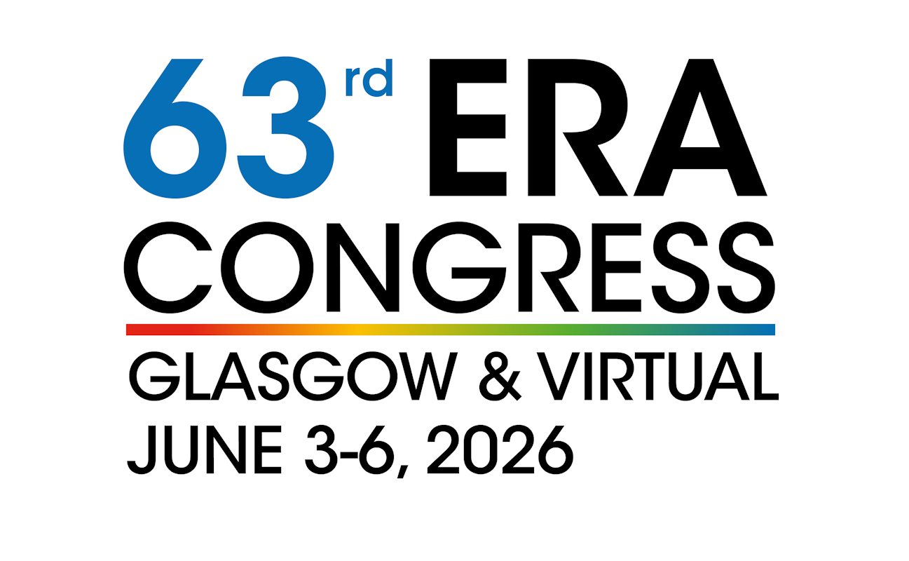 63th ERA Congress in Glasgow (3 to 6 June 2026)
